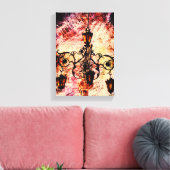 Plaza light canvas afdruk (Insitu (Woonkamer))