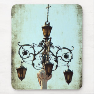 Plaza Light Muzieknoten Grunge Muismat