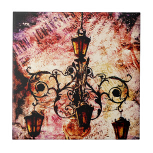 Plaza Light Pink Grunge Tegeltje