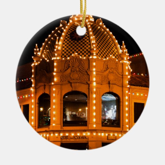 Plaza lights in Kansas City! Keramisch Ornament (Voorkant)