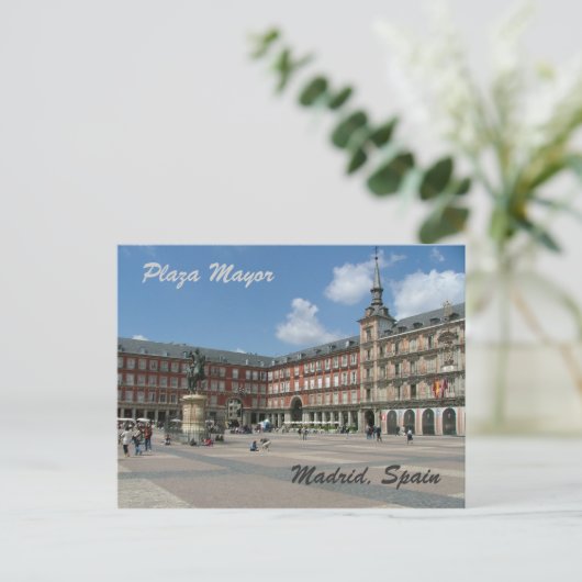 Plaza Mayor Briefkaart (Staand voorkant)