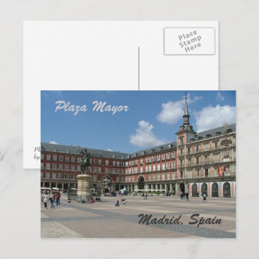 Plaza Mayor Briefkaart (Voorkant / Achterkant)