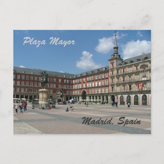 Plaza Mayor Briefkaart (Voorkant)
