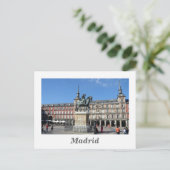 Plaza Mayor, Briefkaart Madrid (Staand voorkant)