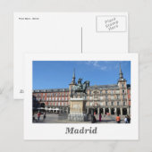 Plaza Mayor, Briefkaart Madrid (Voorkant / Achterkant)