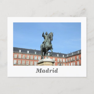 Plaza Mayor, Briefkaart Madrid
