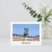Plaza Mayor, Briefkaart Madrid (Staand voorkant)