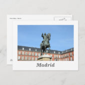 Plaza Mayor, Briefkaart Madrid (Voorkant / Achterkant)