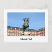 Plaza Mayor, Briefkaart Madrid (Voorkant)