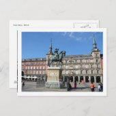 Plaza Mayor, Briefkaart Madrid (Voorkant / Achterkant)
