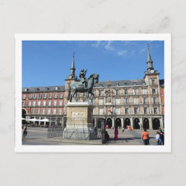 Plaza Mayor, Briefkaart Madrid