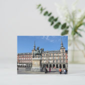 Plaza Mayor, Briefkaart Madrid (Staand voorkant)