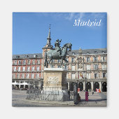 Plaza Mayor, Madrid Magnet (Voorkant)