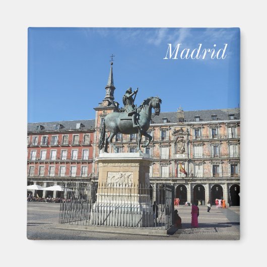 Plaza Mayor, Madrid Magnet (Voorkant)
