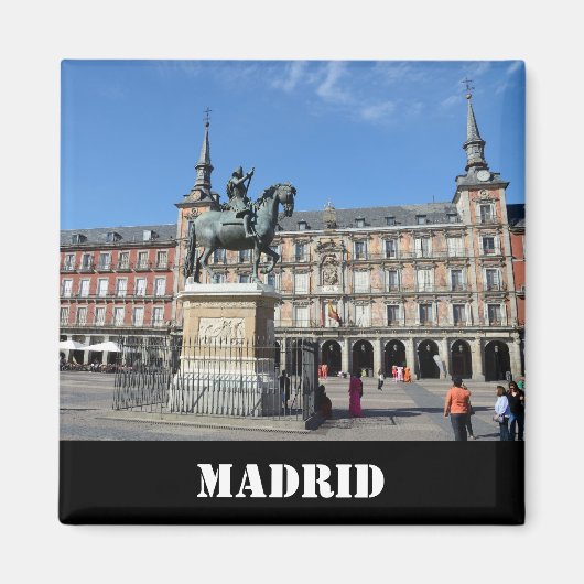 Plaza Mayor, Madrid Magnet (Voorkant)