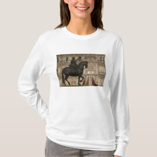 Plaza Mayor met standbeeld van Filipe III, Madrid, T-shirt