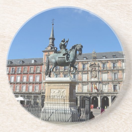 Plaza Mayor, Onderzetter Madrid (Voorkant)