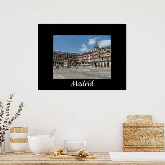 Plaza Mayor Poster (Keuken)