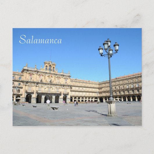 Plaza Mayor, Salamanca Briefkaart (Voorkant)