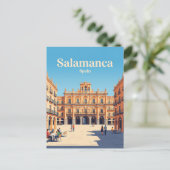 Plaza Mayor Spanje Briefkaart (Staand voorkant)
