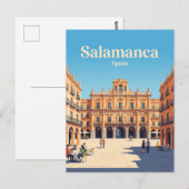 Plaza Mayor Spanje Briefkaart (Voorkant / Achterkant)