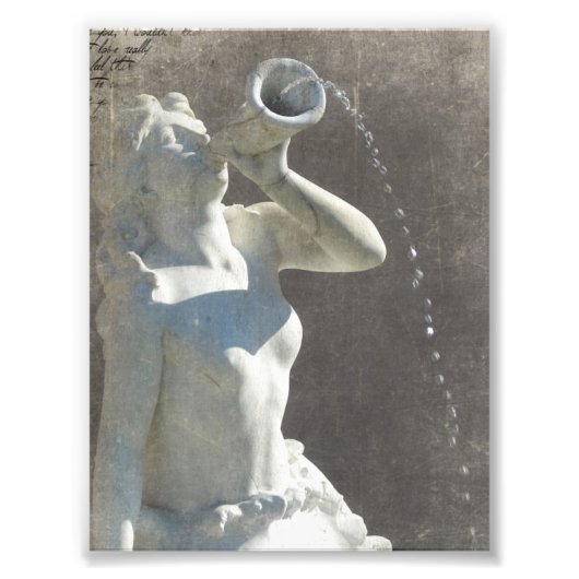 Plaza Mermaid Foto Afdruk (Voorkant)