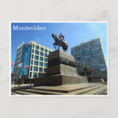 plaza onafhankencia montevideo briefkaart (Voorkant)