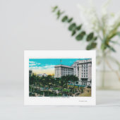 Plaza Park en U.S. Grant Hotel San Diego, CA Briefkaart (Staand voorkant)