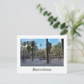 Plaza Real Briefkaart (Staand voorkant)