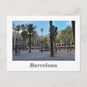 Plaza Real Briefkaart (Voorkant)