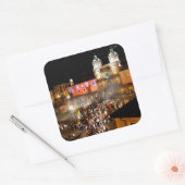 Plaza San Francisco Vierkante Sticker (Envelop)