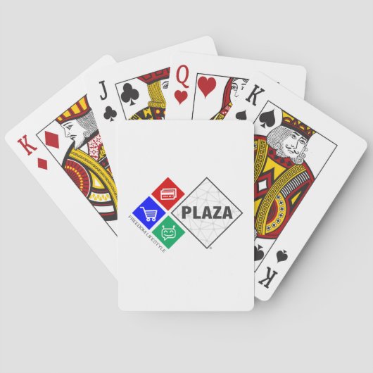 Plaza speelkaarten, standaard-indexgezichten speelkaarten (Achterkant)