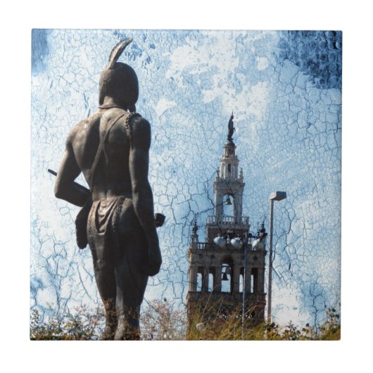 Plaza Uitzicht Tegeltje (Voorkant)