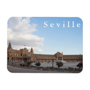 Plaza van Spanje in Sevilla. Magneet