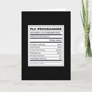 PLC Programmer Funny Programming Facts Kaart