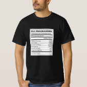 PLC Programmer Funny Programming Facts T-shirt (Voorkant)