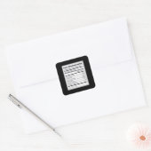 PLC Programmeur Grappige Programmeringsfeiten Vierkante Sticker (Envelop)