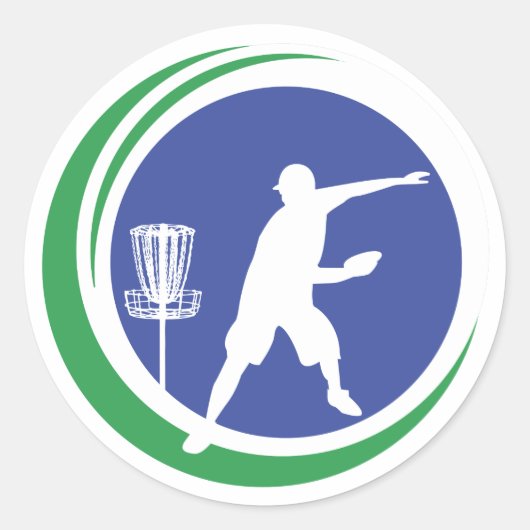 PLDGA-Logo Ronde Sticker (Voorkant)