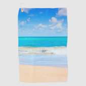 Pleasant Beach Golfhanddoek (Voorkant)