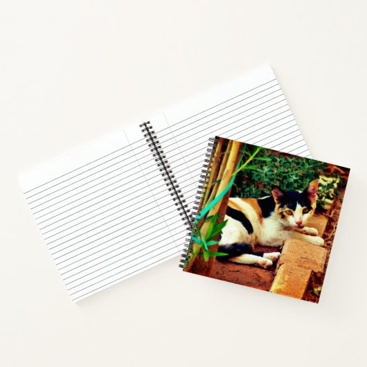 Pleasant Cat Notitieboek (Binnen)