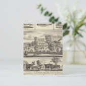 Pleasant Hill Boerderij bldgs in Decorah Briefkaart (Staand voorkant)