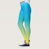 Pleasant hout (groene blauwe gele gradiëntkleur) leggings (Links)