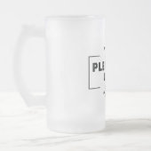 Pleasant Lake 16oz frosted beer veel Matglas Bierpul (Links)