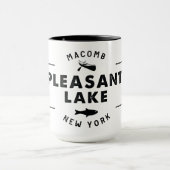 Pleasant Lake Black 15 oz Combo Mok (Midden)