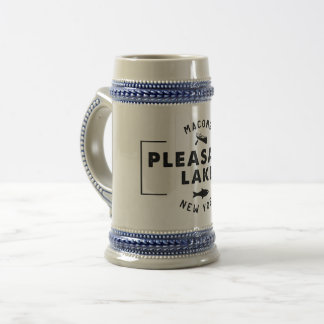 Pleasant Lake blue / grijze Stein Bierpul