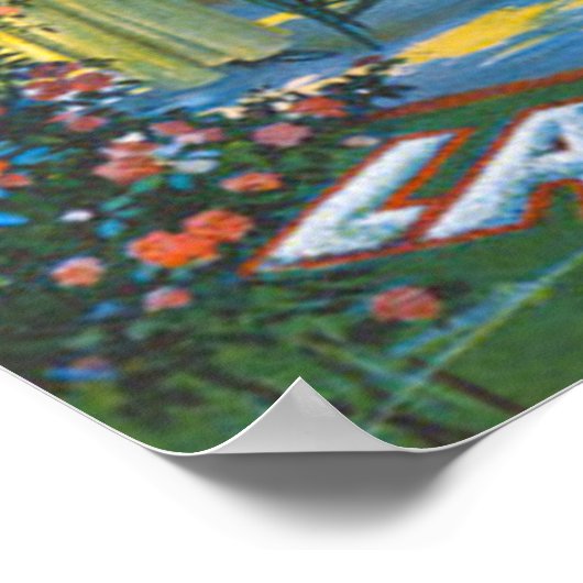 Pleasant Lake Como Italië Poster (Hoek)