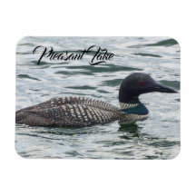 Pleasant Lake Loon Magnet