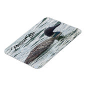 Pleasant Lake Loon Magnet Magneet (Linkerzijde)