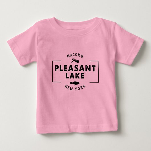 Pleasant Lake Toddler Ruffle T-shirt (Voorkant)