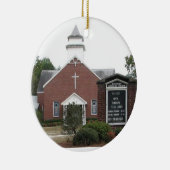 Pleasant Lutheran Church Keramisch Ornament (Rechts)